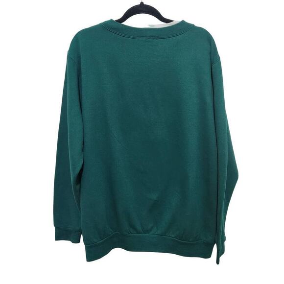 Vintage CW Classics Snow Family GraphicCrewneck SweatshirtGreen XL - Picture 2 of 6